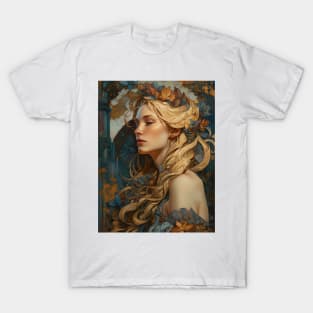 Alphonse Mucha style T-Shirt